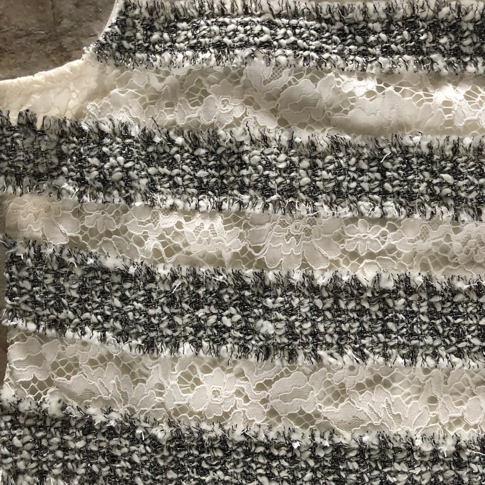J crew Fringe Tweed Shell - Picture 3 of 8